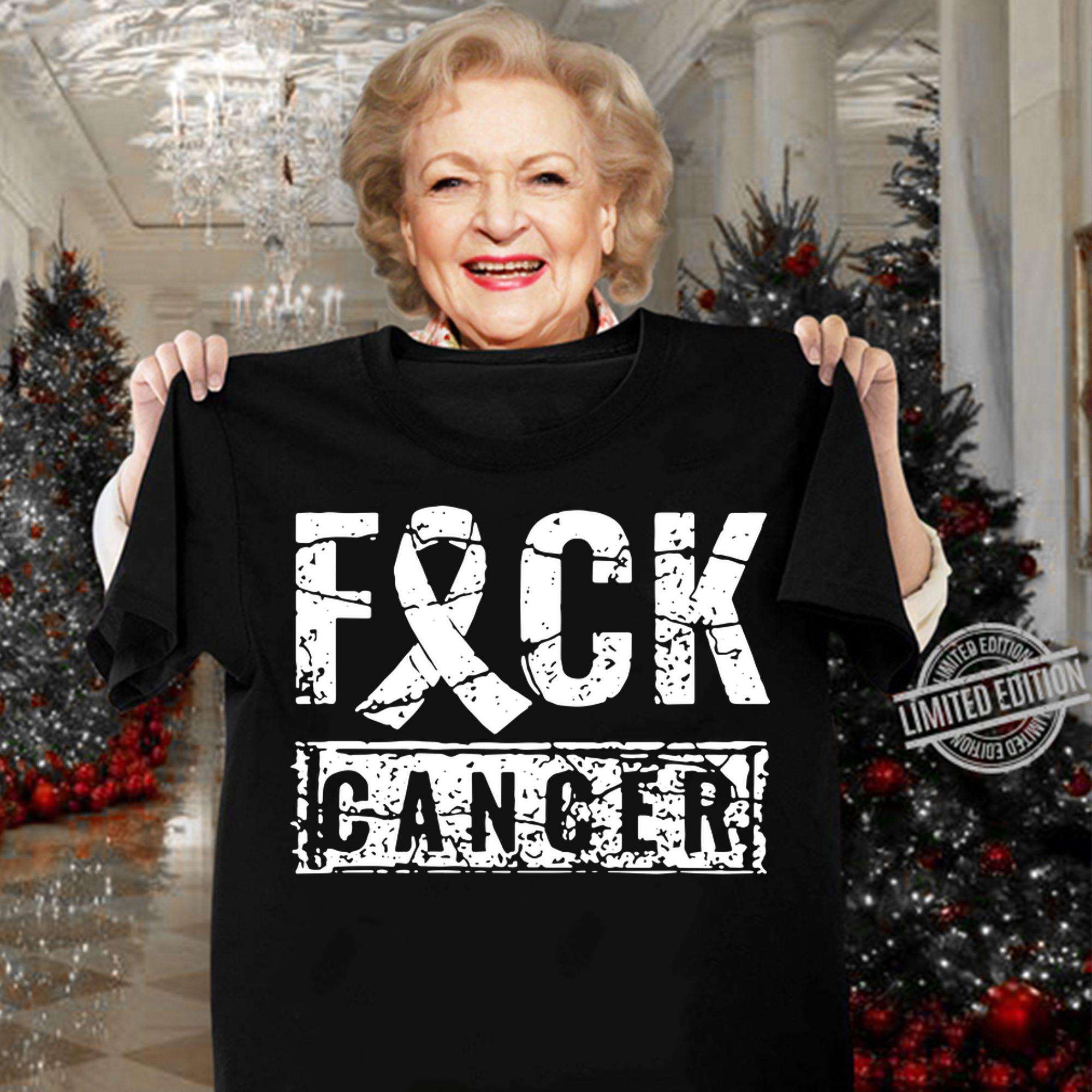 Official Fuck Cancer Awareness t-shirt woman shirt