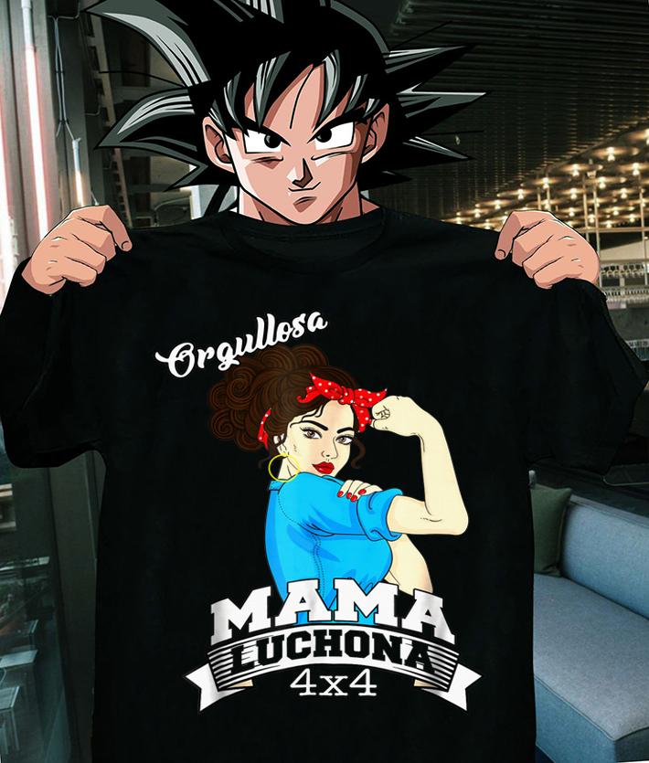 Top Orgullosa Mama Luchona Mama Chingona Camisa Spanish t-shirt shirt