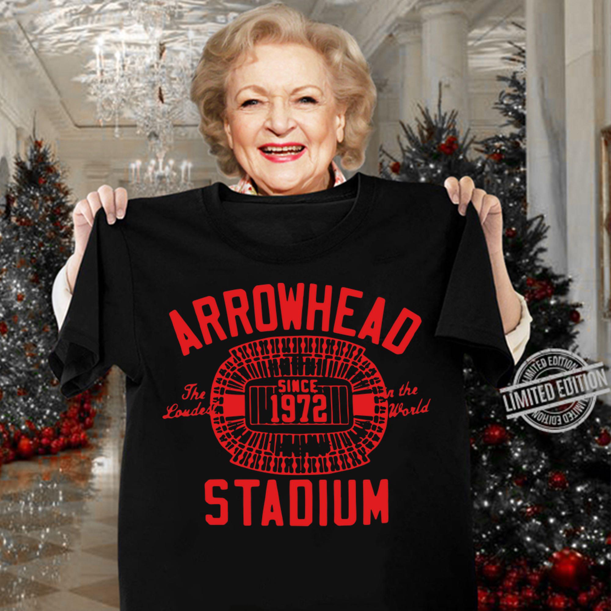 Arrowhead The Loudest In The World Since 1972 Stadium t-shirt woman shirt