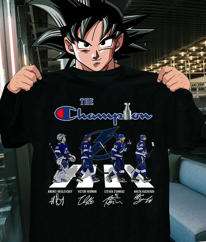 Tampa Bay Lightning Abbey Road Signature The Champion t-shirt shirt