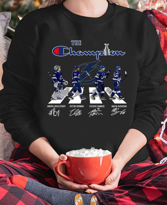 Tampa Bay Lightning Abbey Road Signature The Champion t-shirt sweatshirt