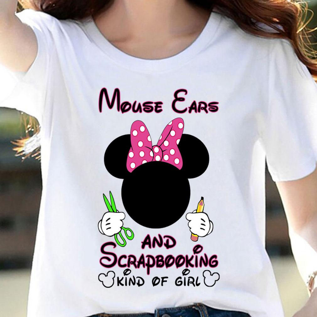 Mickey Mouse Cars And Scrapbooking Kind Of Girl t-shirt woman shirt