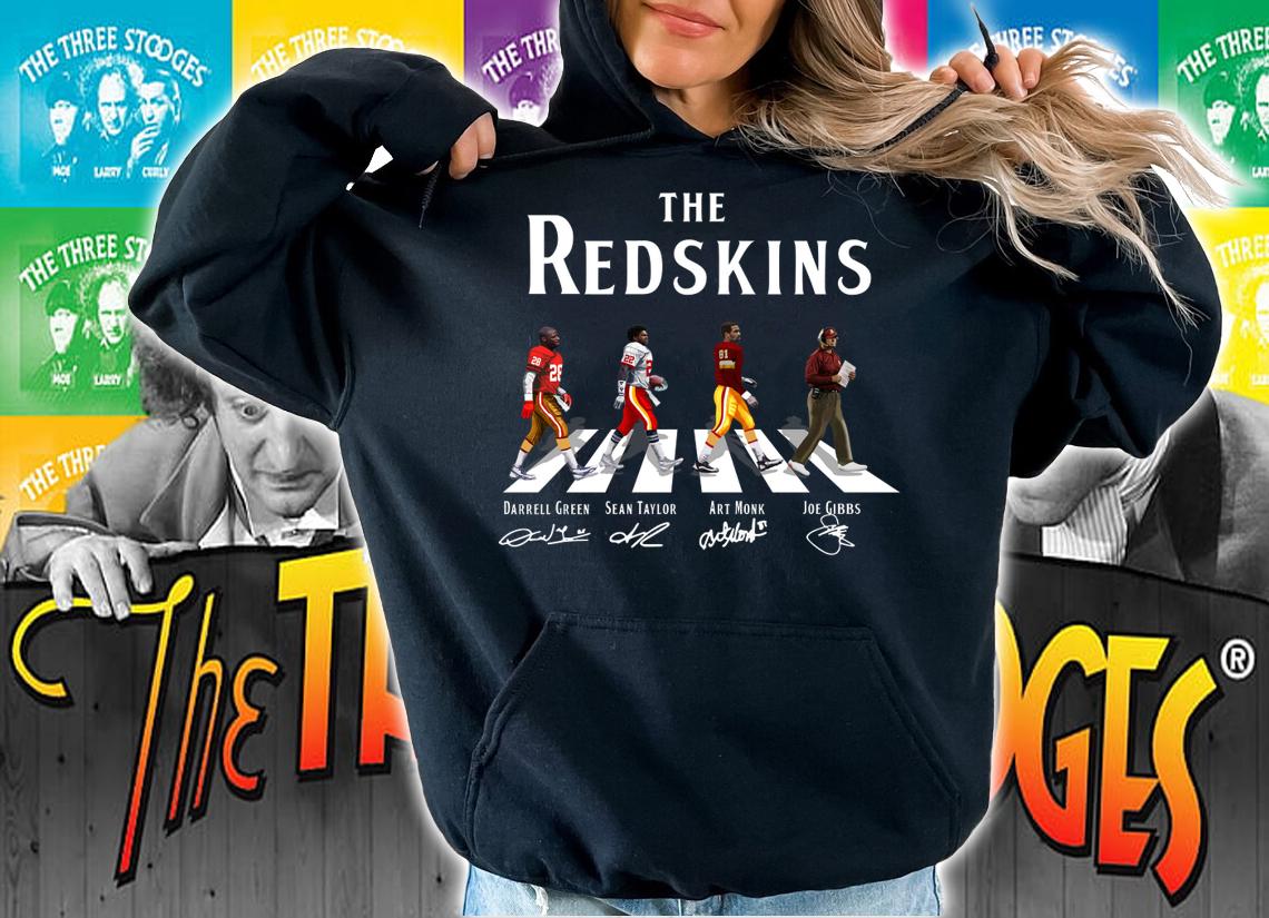 The Washington Redskins Abbey Road team players signatures t-shirt hoodie