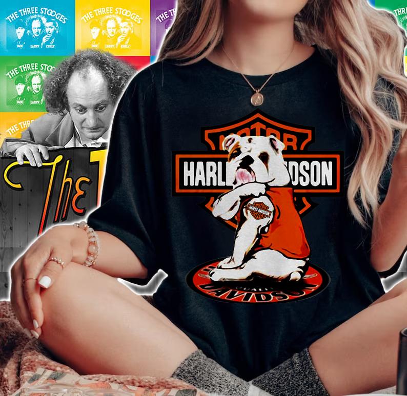 Australian Bulldog Motor Harley Davidson t-shirt woman shirt