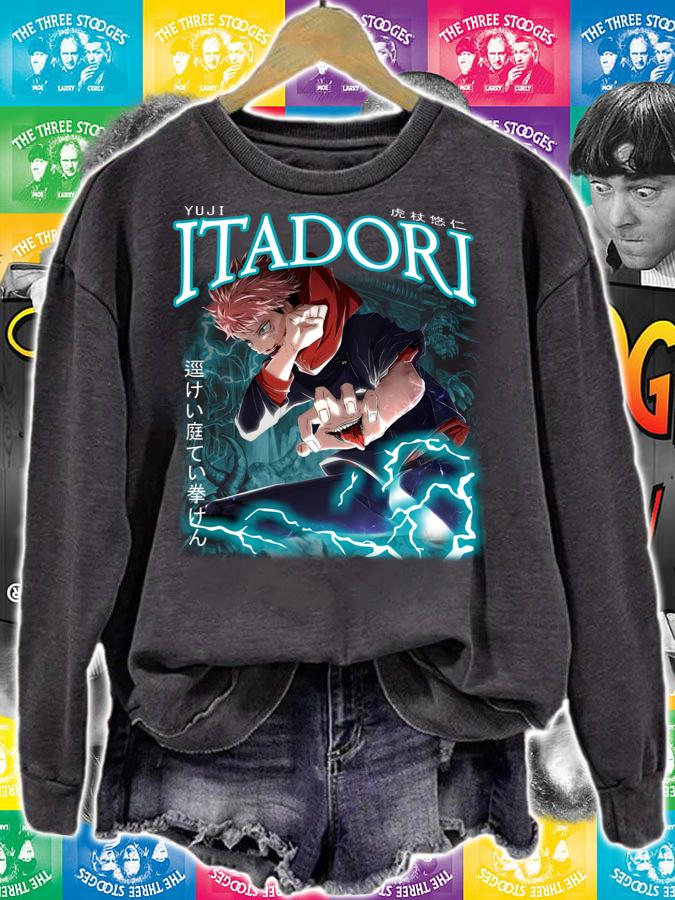 Yuji Itadori Shirt, Jujutsu Kaisen Itadori t-shirt sweatshirt