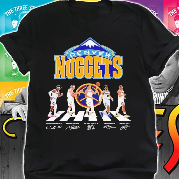 Denver Nuggets Abbey Road signatures 2023 t-shirt shirt