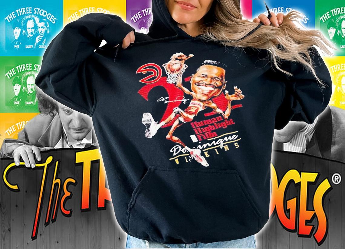 Dominique Wilkins Atlanta Hawks human highlight film t-shirt hoodie