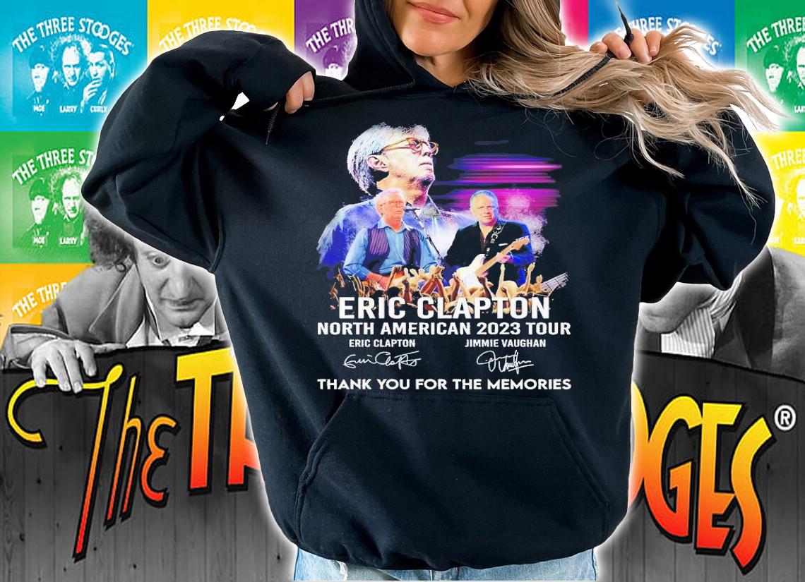 Eric Clapton North American 2023 Tour thank you for the memories t-shirt hoodie