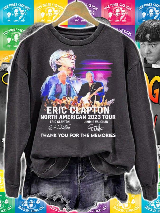 Eric Clapton North American 2023 Tour thank you for the memories t-shirt sweatshirt