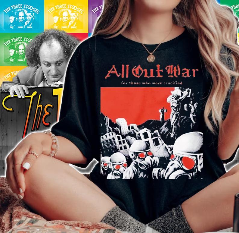 All Out War Crucified shirt t-shirt woman shirt