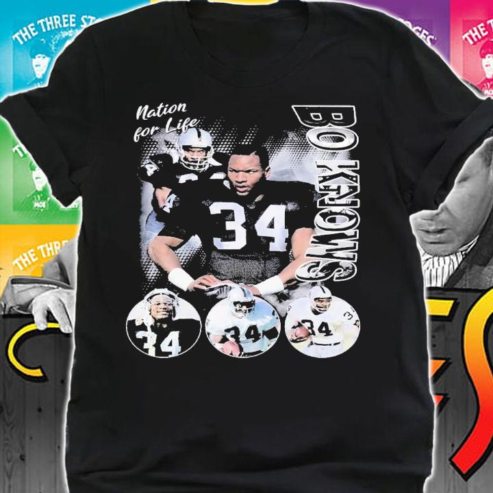 Bo Jackson nation for life tribute shirt t-shirt shirt