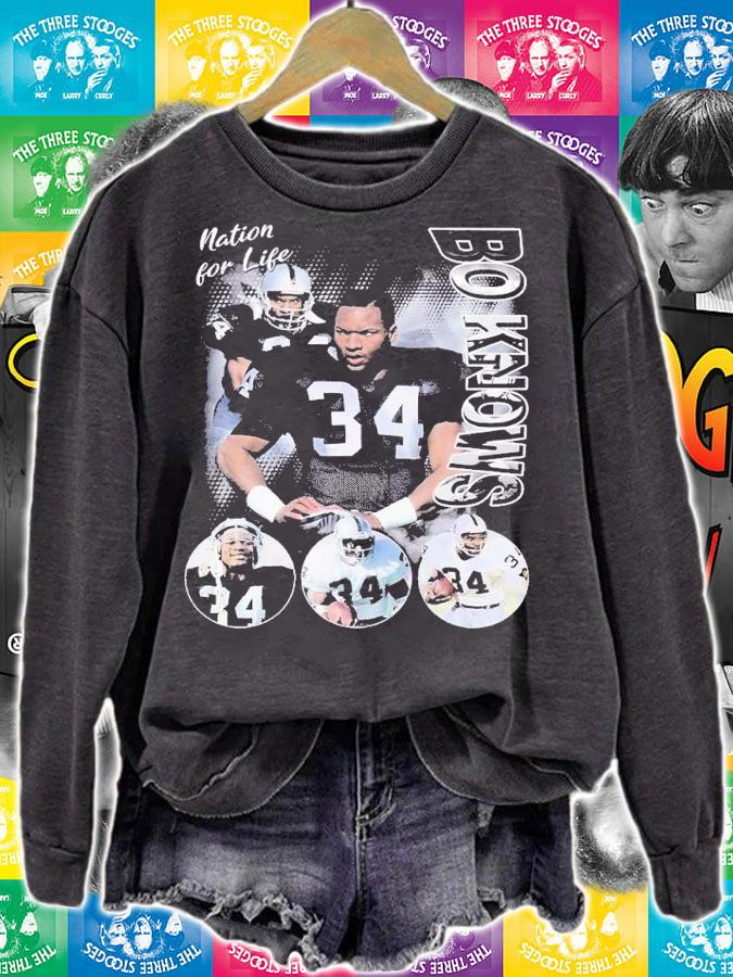 Bo Jackson nation for life tribute shirt t-shirt sweatshirt