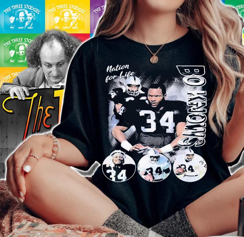 Bo Jackson nation for life tribute shirt t-shirt woman shirt