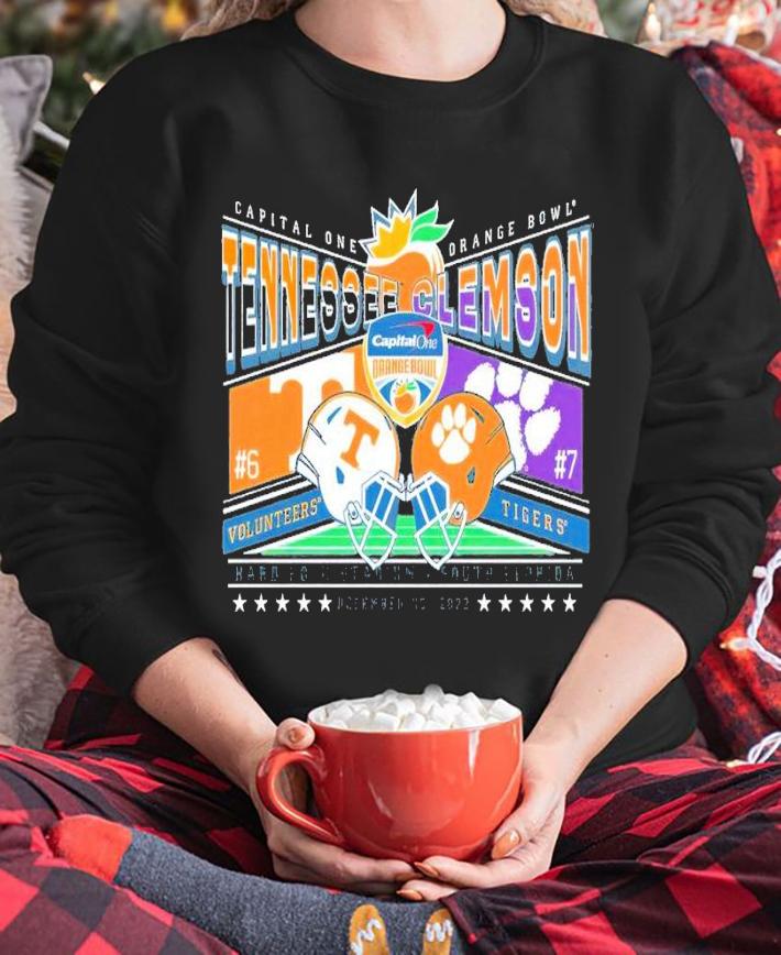 2022 Orange Bowl Match Up Tennessee Volunteers and Clemson Tigers shirt t-shirt sweatshirt