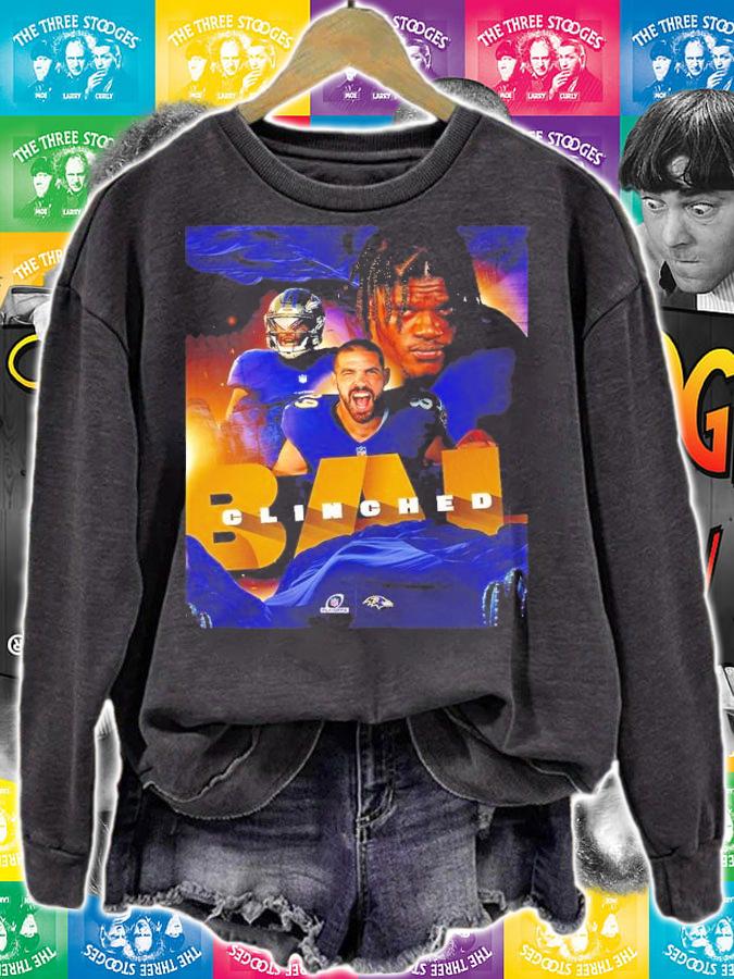 Baltimore Ravens NFL Playoffs Clinched 2022 Shirt t-shirt sweatshirt
