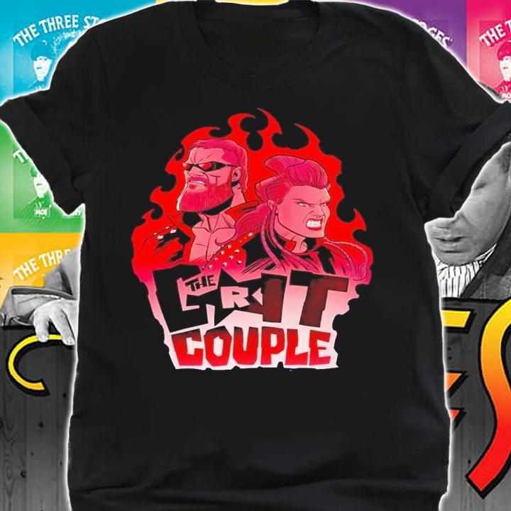 Edge & Beth Phoenix grit couple shirt t-shirt shirt