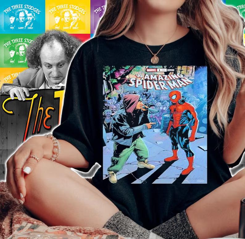Eminem Spiderman Shirt t-shirt woman shirt