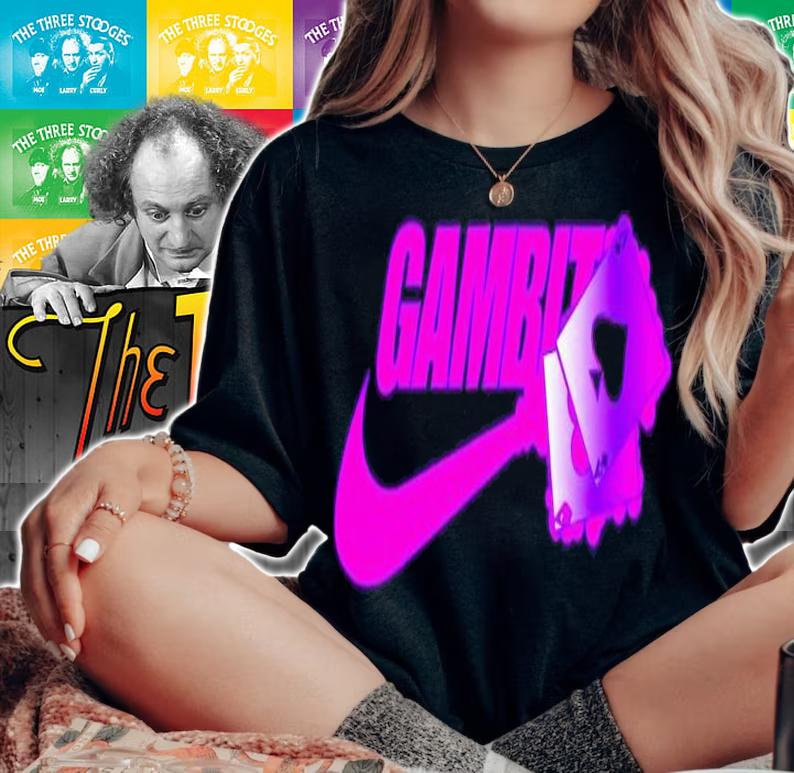 Gambit Cajun Athletics shirt t-shirt woman shirt