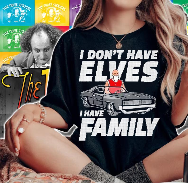 I Don't Have Elves I Have Family Kfc Radio Barstool Shirt t-shirt woman shirt