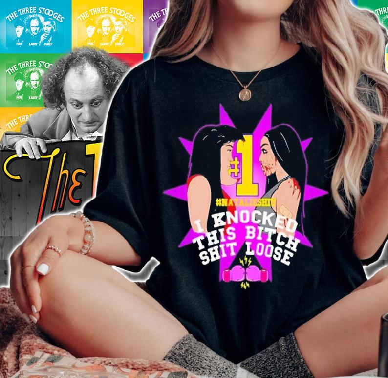 I knocked this bitch shit loose t-shirt woman shirt