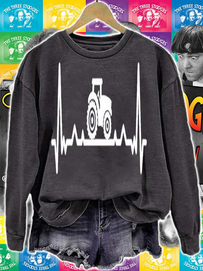Heartbeat Tractor shirt t-shirt sweatshirt