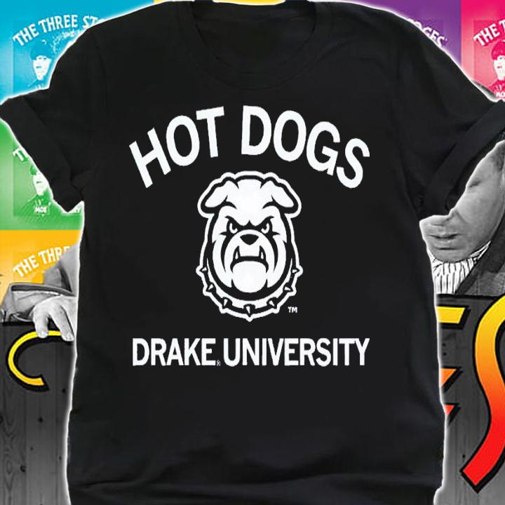 Hot dogs Drake University shirt t-shirt shirt