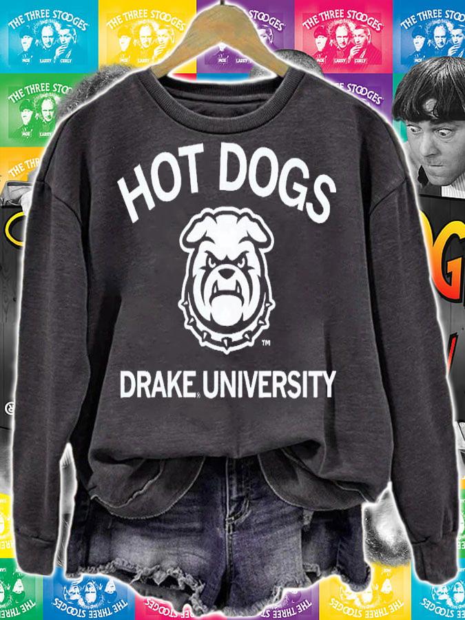 Hot dogs Drake University shirt t-shirt sweatshirt