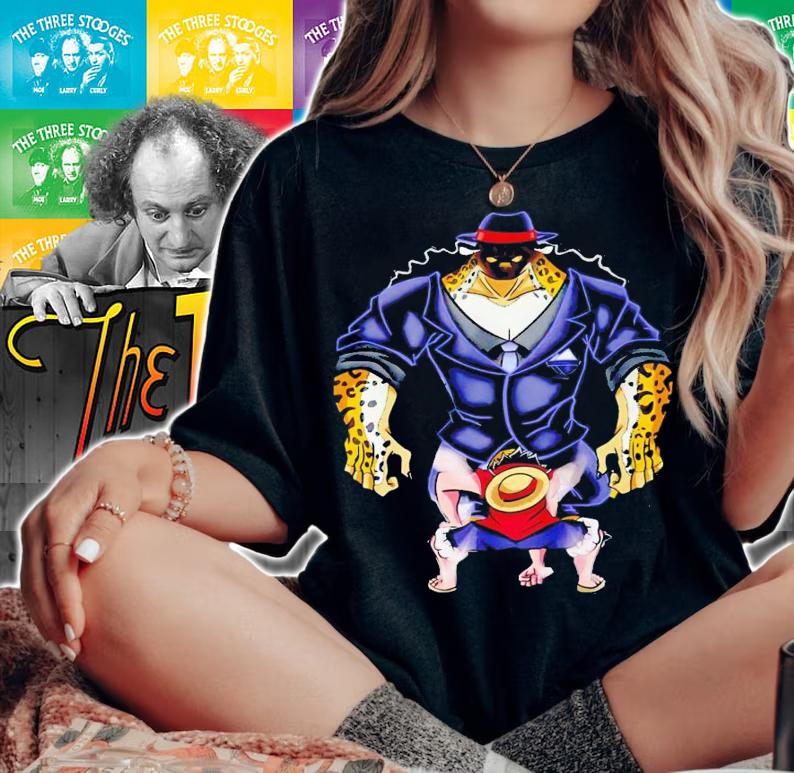 Luffy vs Rob Lucci shirt t-shirt woman shirt
