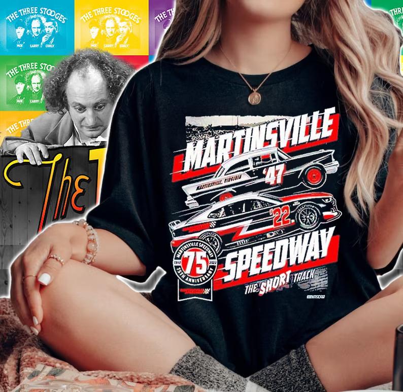 2022 Martinsville 75th Anniversary Retro Car shirt t-shirt woman shirt