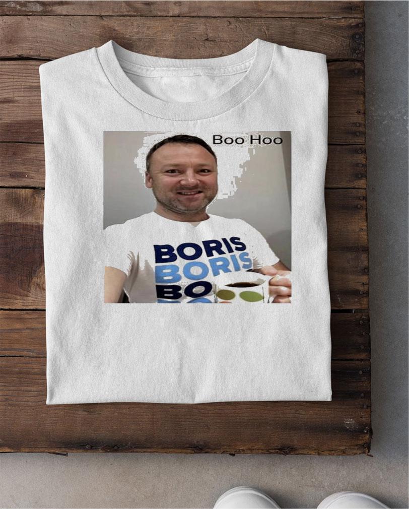 Brendan Clarke Boo Hoo Boris shirt t-shirt shirt