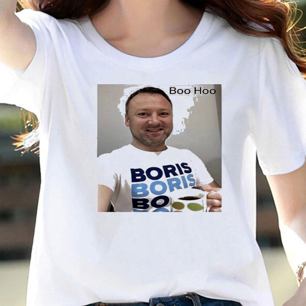 Brendan Clarke Boo Hoo Boris shirt t-shirt woman shirt