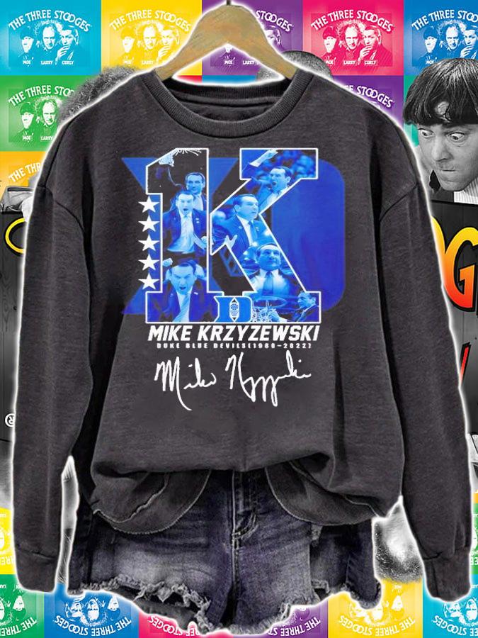 Mike Krzyzewski Duke Blue Devils 1980 2022 signature shirt t-shirt