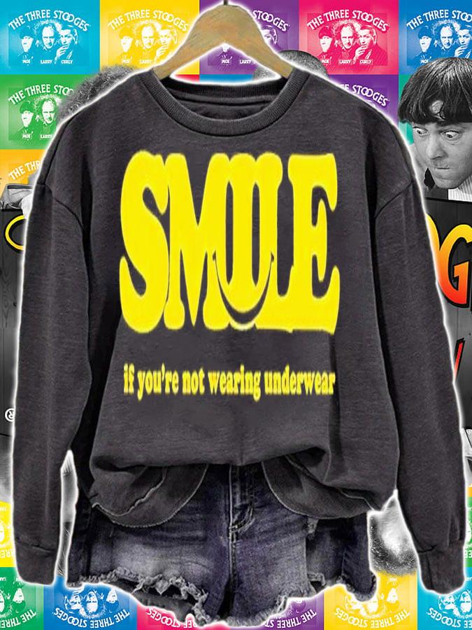 Morgan smile if you're not wearing underwear shirt t-shirt