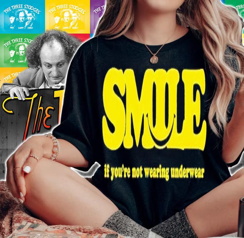 Morgan smile if you're not wearing underwear shirt t-shirt