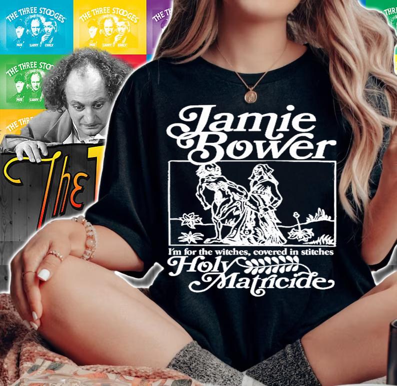 Jamie Campbell Bower Jamie Bower I'm For The Witches Covered In Stitches Holy Matricide T-Shirt t-shirt