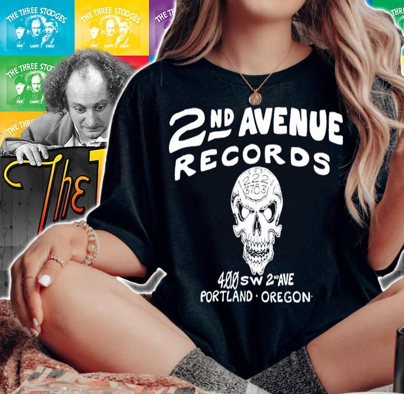 Papa Meat 2nd Avenue Records Shirt t-shirt woman shirt