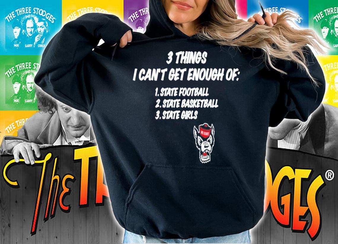 Ross Martin 3 Things I Can't Get Enough Of State Football State Basketball State Girls Shirt t-shirt