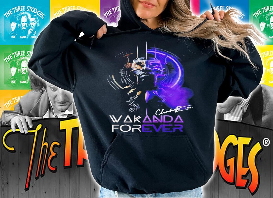 Wakanda Forever Chadwick Boseman signature shirt t-shirt