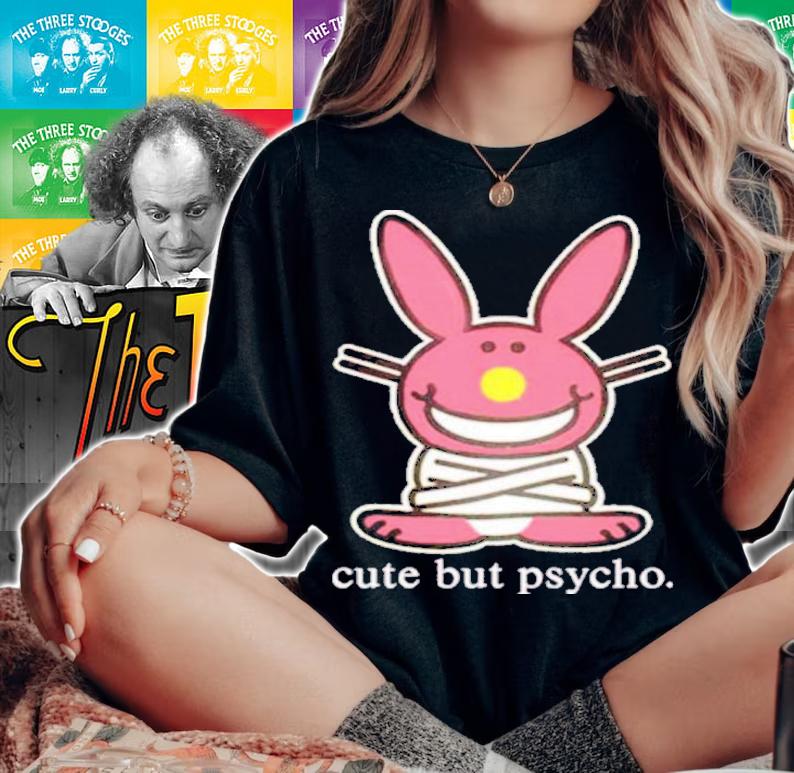 Bunny Cute But Psycho Shirt t-shirt
