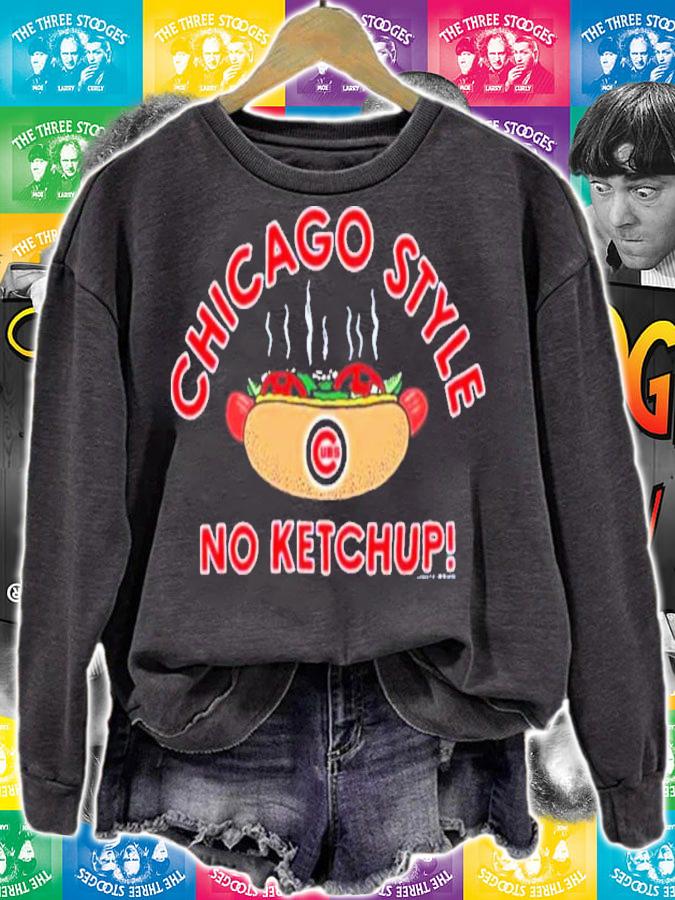 Chicago Cubs Chicago Style No Ketchup Hot Dog Shirt t-shirt