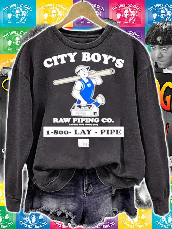 City Boys Raw Piping Co Lay Pipe shirt t-shirt