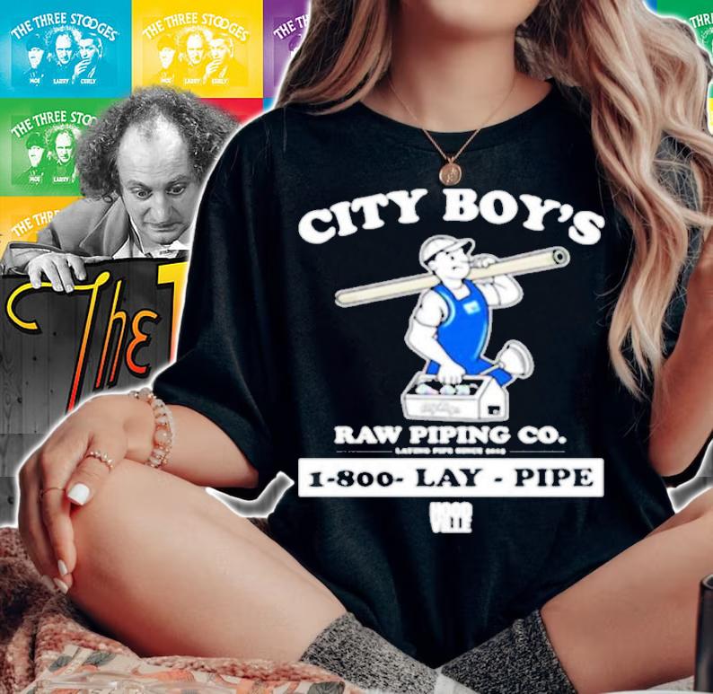 City Boys Raw Piping Co Lay Pipe shirt t-shirt
