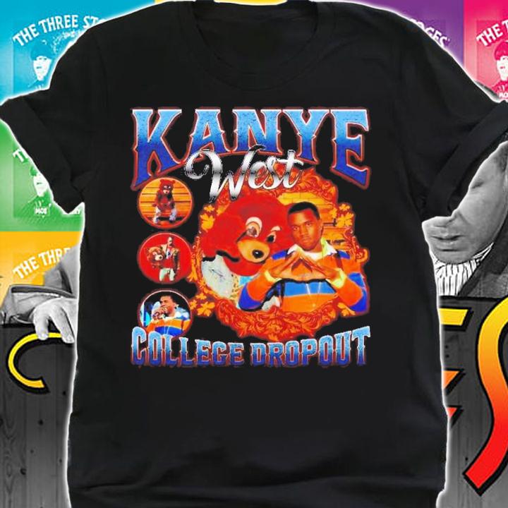 Kanye West Vintage The College Dropout Tour Concert 2022 T-Shirt t-shirt shirt