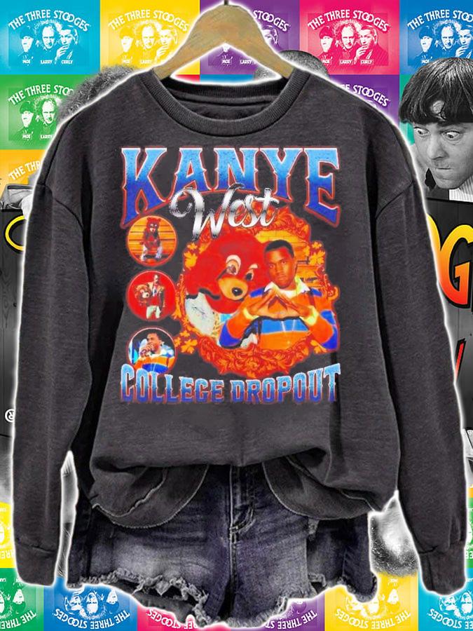 Kanye West Vintage The College Dropout Tour Concert 2022 T-Shirt t-shirt sweatshirt