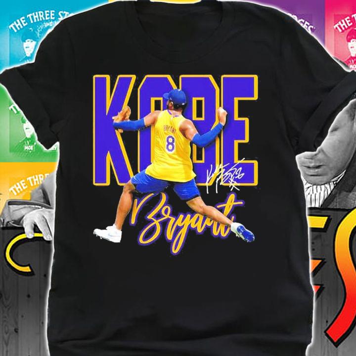 Kobe Bryant Dodgers 8 signature shirt t-shirt shirt