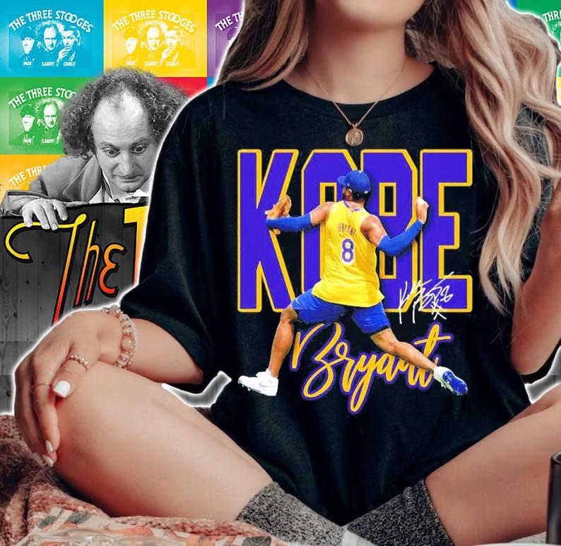 Kobe Bryant Dodgers 8 signature shirt t-shirt woman shirt