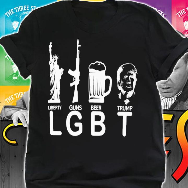 Lil Nas X Lgbt Liberty Guns Beer Donald Trump T-Shirt t-shirt
