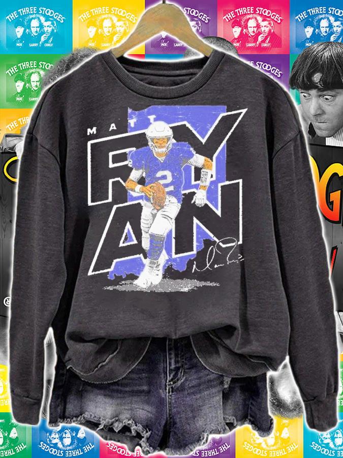 Matt Ryan Indianapolis Player Map Football Shirt t-shirt
