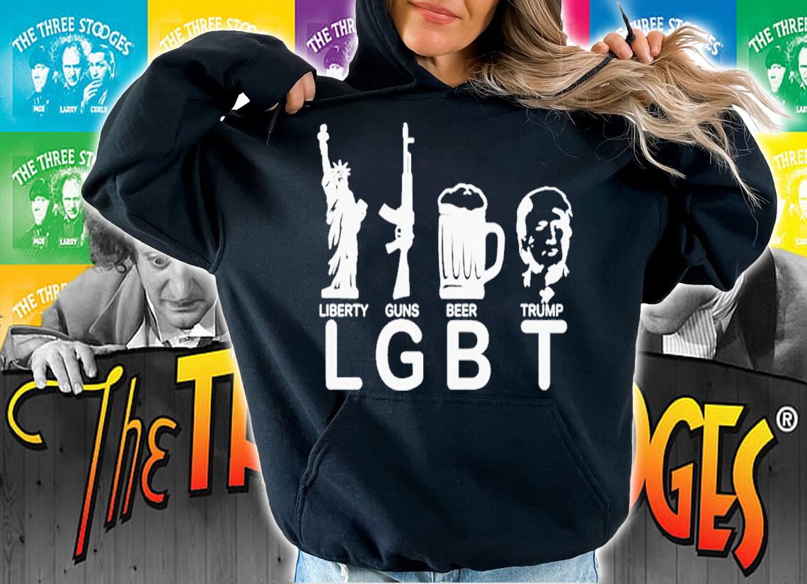LGBT Liberty Guns Beer Trump Shirt t-shirt hoodie