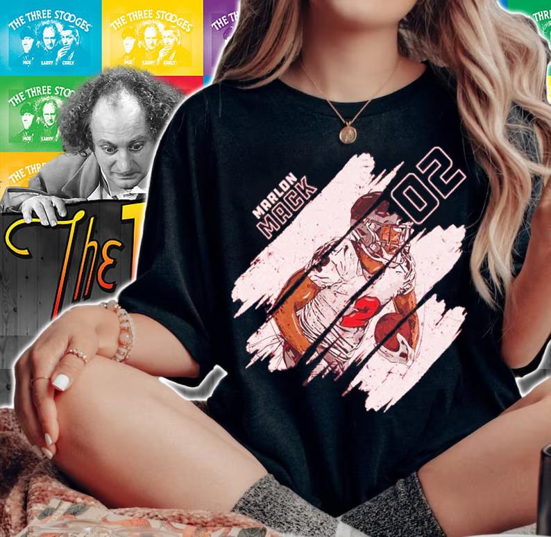 Marlon Mack Houston Stripes Football Shirt t-shirt woman shirt